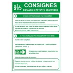 Instruktioner til sikre venteområder - PVC A4