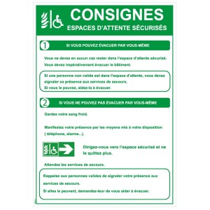 Instruktioner til sikre venteområder - PVC A4