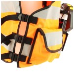 Orange veste med høj synlighed
