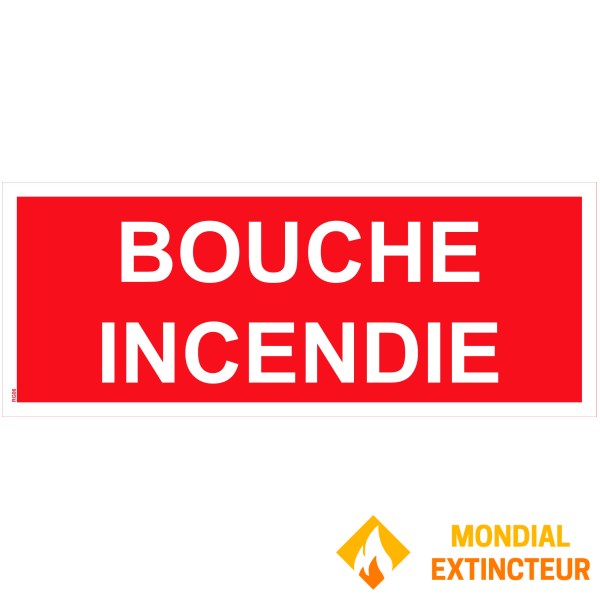 PVC-panel "til brandhaner" - 200x80 mm