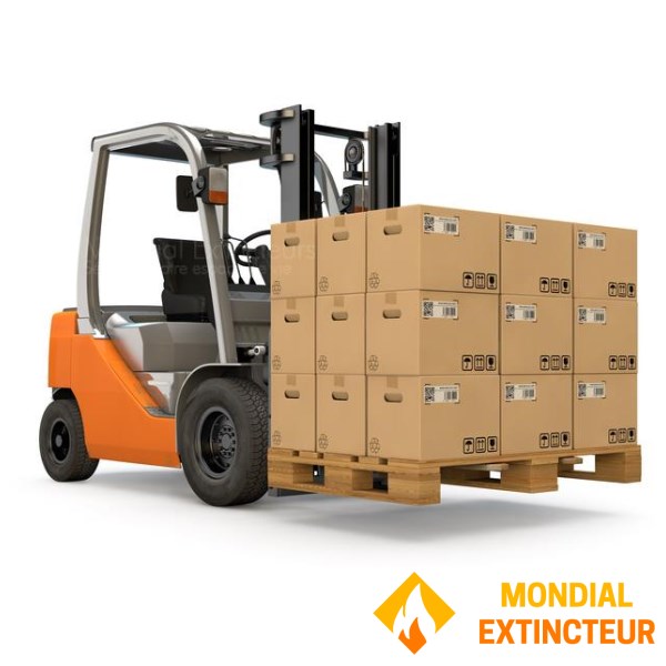 Palette de 100 extincteurs CO2 2kg CE-EN3