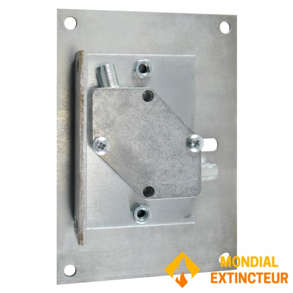 Universal monteringsplade til remskiver: 150x105 mm