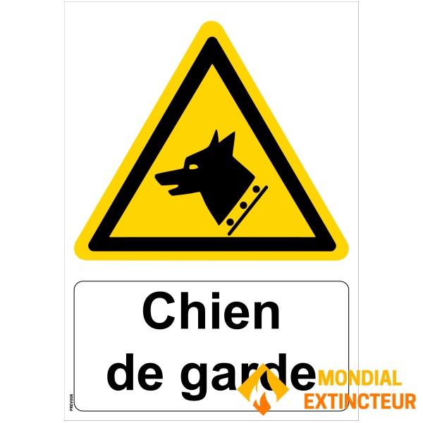 "Vagthund-skilt" - PVC A5