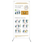 X-banner Handling og rygsmerter