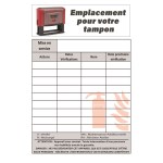 100 Feuerlöscher-Wartungsetiketten Blanko 100 x 70 mm