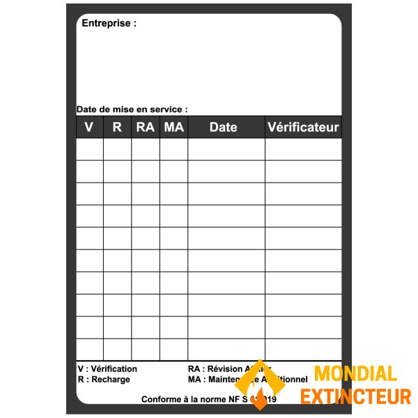 100 Neutrale Wartungsetiketten