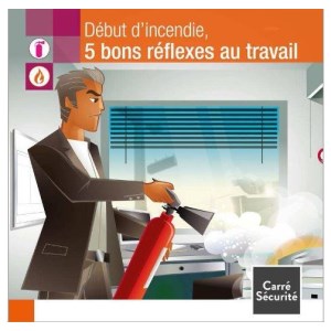 Ausbruch eines Feuers, 5 gute Reflexe am Arbeitsplatz