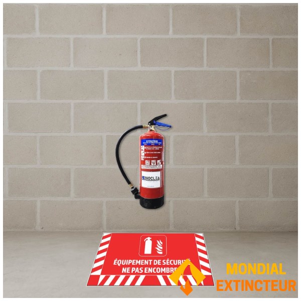 Bodenmarkierung für Feuerlöscher - B.800 x H.400 mm