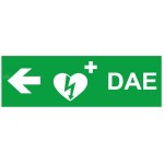 Defibrillator-Panel links - B.300 x H.100 mm