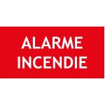 "FEUERALARM" aus Hart-PVC 200 X 100 mm