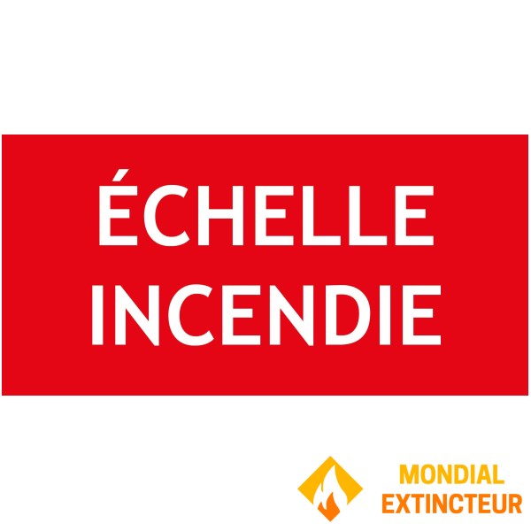 "FEUERWEHRLEITER" PVC starr 200 X 100 mm