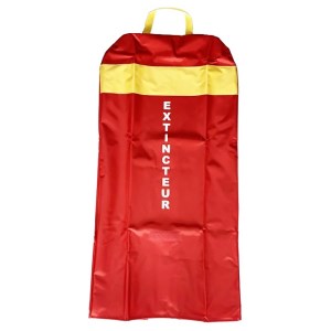 Feuerlöscherhülle im Universalformat für 6/9kg Pulver - Rot/Gelb