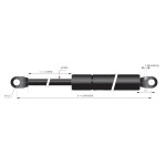 Gasdruckfeder F700 N - C500 mm