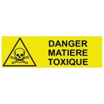 Giftstoffschild - B.300 x H.100 mm