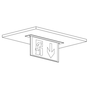 Grand Luxe "LUMINA" Abluftblock für zentrale Quelle - Deckeneinbau