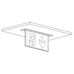 Grand Luxe "LUMINA" SATI Abflussblock - Deckeneinbau