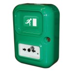 Grüner Handauslöser mit eingebautem Alarm