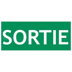 Hart-PVC-Paneel "Ausfahrt" - 300 X 150 mm