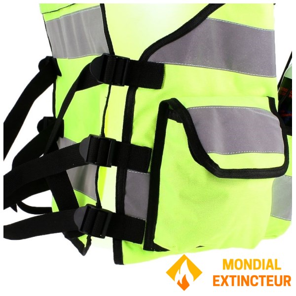 High Visibility Weste Fluorescent Yellow