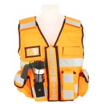 High Visibility Weste Orange