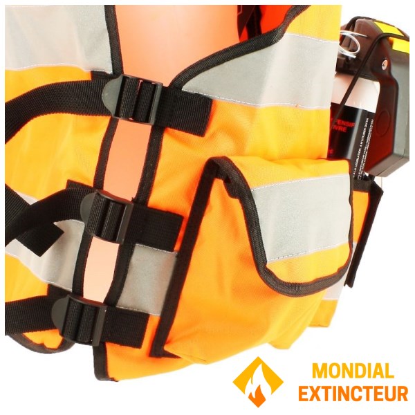 High Visibility Weste Orange