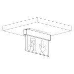 "LUMINA" Grand Luxe Abluftblock für zentrale Quelle - Deckenversprung