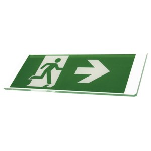 Luxus-Siebdruckschild "XENA FLAT" - Rechter Pfeil einseitig