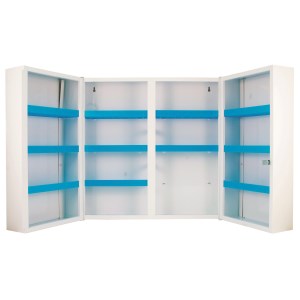 Medizinschrank 2 Türen - 12 Regale