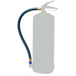 NOCLEA-Schlauch für Wassersprühfeuerlöscher Kapazität 9 Liter