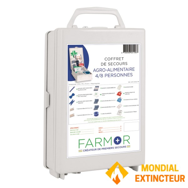 Notfallkoffer Agro-Lebensmittelindustrie 4/8 Personen