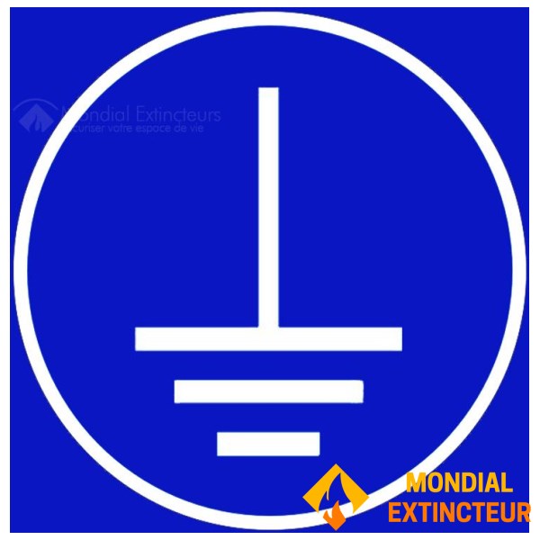 Panel "Erdung" - B.200 x H.200 mm