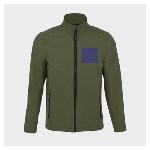 5 Personalisierte Army Zip Jacken - Größe M - Herz und Rücken