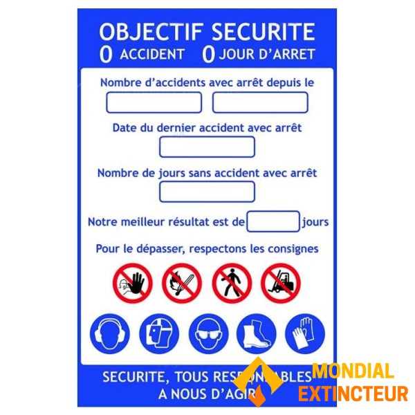 Pflichtschild Arbeitsunfall