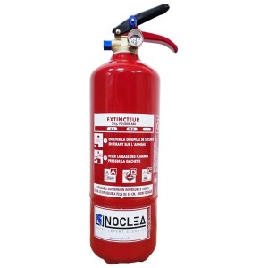 Pulverfeuerlöscher ABC 2 Kg Ideal für Auto, Boot CE-Norm