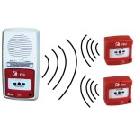 Pack alarme radio type 4 avec 2 déclencheurs manuels radio