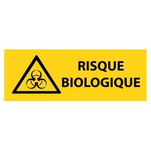 Schild "Biologische Gefahr" - PVC 200x80 cm