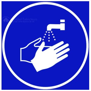 Schild "Handwaschpflicht" - B.200 x H.200 mm