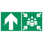 Schild Sammelpunkt vorne - B.300 x H.150 mm