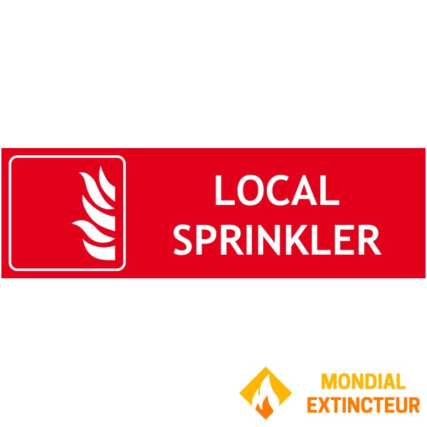 Schild Sprinklerraum - B.300x H.100 mm