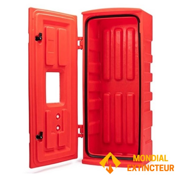 Schlüsselschrank Rot für Feuerlöscher Co² 5kg