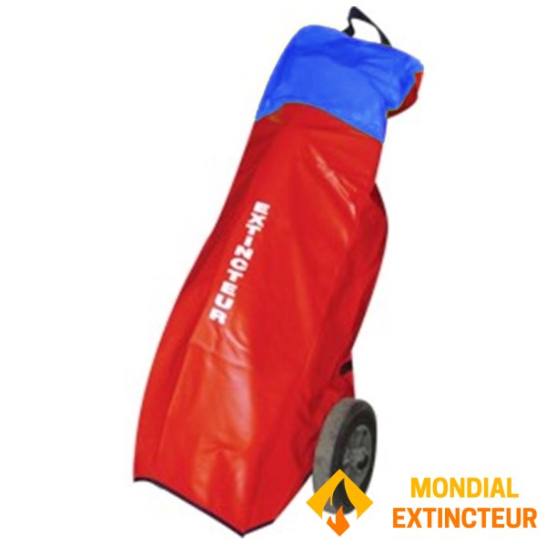 Schutzhülle für 50-Liter-Feuerlöscher mit Haube blau