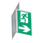 Siebdruckhalter eingelassene Wand doppelseitig