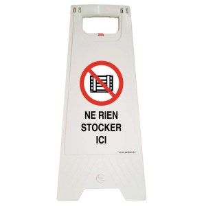 Staffelei "NICHTS HIER" LAGERN