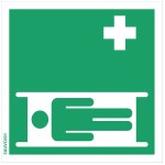 "Tragendes" Schild - PVC 200x200 mm