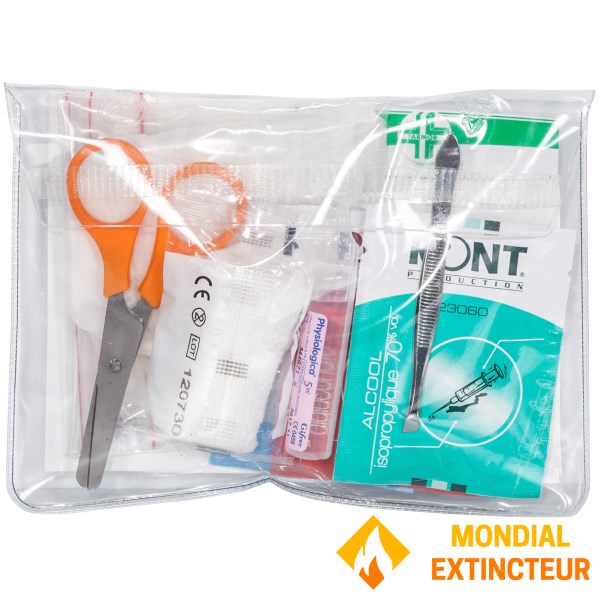 Transparente individuelle Notfalltasche