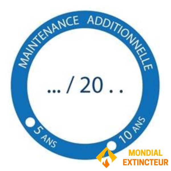 100 πρόσθετες ετικέτες συντήρησης - Ø 5 cm