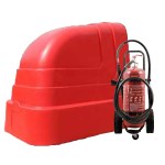 Τροχήλατος πυροσβεστήρας 50 λίτρων με ABRI Extérieur