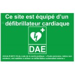 Πινακίδα για χώρο εξοπλισμένο με AED - A4