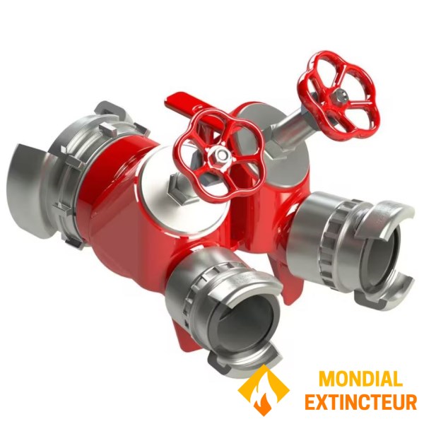 Διαίρεση κυλίνδρων - 1 είσοδος AR DN100 - 2 έξοδοι DSP DN65