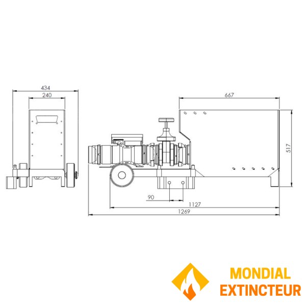 JET BREAK DN 100 - Υποστήριξη οχήματος